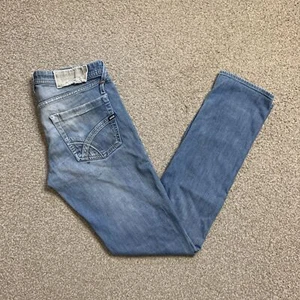 Gas Jeans Skinny Slim Fit Straight Leg Vintage Zip Fly Light Wash 31x32 - Picture 1 of 7