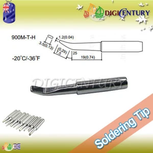 High Quality Japan HAKKO Soldering Iron Tips Real Lead Free 900M-T-H Silver - Bild 1 von 2