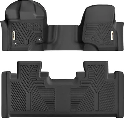 3D Floor Mats for 2015-2025 Ford F-150 Extended Cab All Weather Anti-Slip Liners Foto 1 de 4