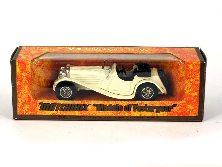 MATCHBOX Y-1 LESNEY 1:38 1/38 ,1936 JAGUAR SS-100 , ORIGINAL BOXED - Image 1 of 1