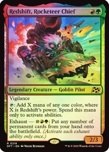 Redshift, Rocketeer Chief - FOIL - Aetherdrift DFT - 0218 - MTG Magic - Bild 1 von 3
