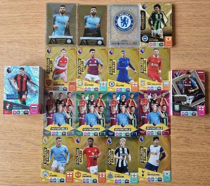 Panini Adrenalyn XL Premier League 2025 Golden Ballers, H M, Excellence & L.E - Image 1 of 1