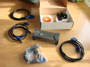 KVM USB 4 ports Level One KVM-0407 - Photo 1/10