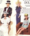 Fun Fashion Doll Hats Crochet Pattern Instructions ~ 4 Designs 
