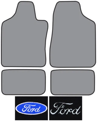 Alfombra Ford Escort Cutpile 1997-2002 logotipo alfombrilla 4 piezas Foto 1 de 3
