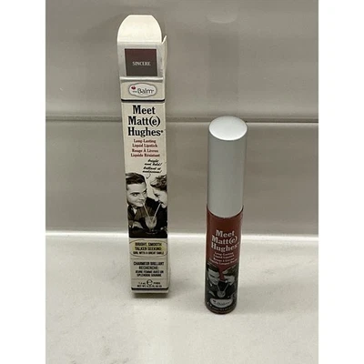 Meet Matte Hughes Long Lasting Liquid Lipstick Sincere by the Balm for Women - Image 1 of 2