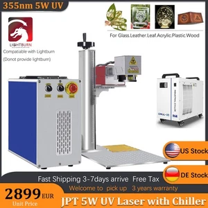 JPT 5W Seal 355 5SE UV Laser Marking Machine 200*200mm S&A CWUL-05 Chiller EU - Picture 1 of 15
