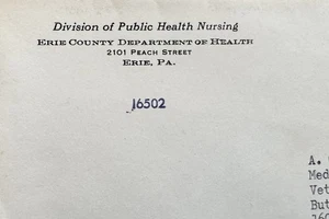US 1966 Nurse Thematic Meter Cover(B5) +PA Public Health Nursing +Health=Wealth - Picture 1 of 4