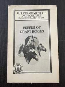 USDA Farmers’ Bulletin No 619 Breeds of Draft Horses  - Bild 1 von 3