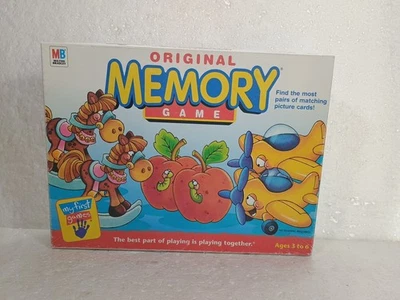 Milton Bradley Original Memory Game 2001 Complete Box Has Minor Wear And Tear  - Image 1 of 4