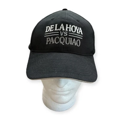 Gorra de Béisbol Boxeo Lucha RARA De Colección 2008 Scar de la Hoya v Manny Pacquiao Foto 1 de 4