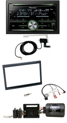 Pioneer CD USB Lenkrad Bluetooth 2DIN DAB Autoradio für Citroen C2 C3 Berlingo J - Bild 1 von 4