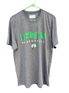 Boston Celtics Basketball MENS T-Shirt Large NBA Official Charcoal Heather NWT - Picture 1 of 6