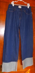 Jeans donna vita alta gamba dritta polsino largo taglia 10 Kate Spade per bersaglio - Foto 1 di 1