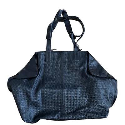 Bolso de Mano Laura Di Maggio Diseñador Cuero Negro - Hecho en Italia, Nuevo Con Etiquetas (NUEVO CON ETIQUETAS) Foto 1 de 4