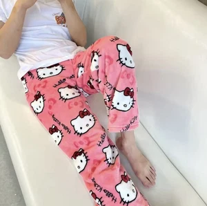 Pantalón de pijama Hello Kitty rosa (talla M - XL disponible) - Imagen 1 de 3