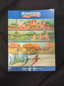 1992 Pennsylvania Visitors Guide Tourist Vintage Travel Magazine Brochure 191 Pg - Picture 1 of 24