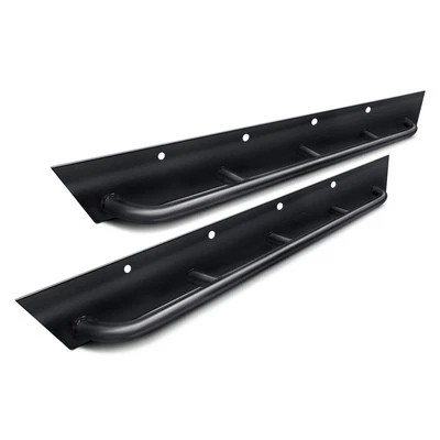 For Jeep Wrangler 2004-2006 Warrior 91895 Black Rocker Panel Guards - Image 1 of 2