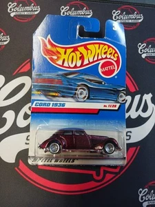 1999 Hot Wheels #649 First Editions 1/26 1936 CORD MF Red w/Chrome Lace Spokes - Picture 1 of 9