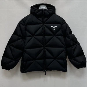 Prada Re-Nylon Gabardine Cropped Padded Jacket 148450084 - Picture 1 of 8