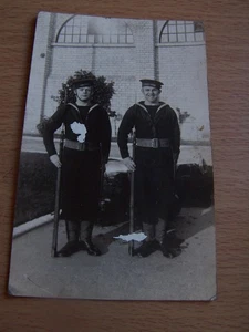 Matrosen Marine Vintage RP Postkarte HMS Vivid Hill & Wakeling Plymouth - Bild 1 von 3