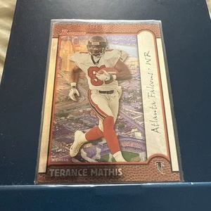 1999 Bowman Interstate Michigan Plate “undr8ed” SP Terance Mathis (Atlanta) - Picture 1 of 3