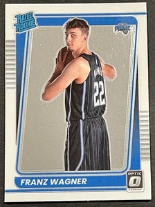 Donruss Optic #185 2021-22 clasificación Franz Wagner novato radiocontrol mágico (línea de impresión) - Imagen 1 de 2