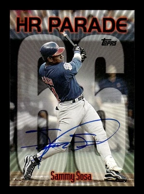 Sammy Sosa 2019 Topps Throwback Thursday #274 BAS Hand Signed Auto - Image 1 of 2