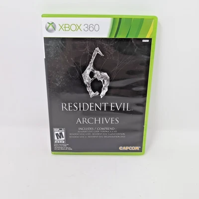 Resident Evil 6 Archives (Microsoft Xbox 360, 2012) RE Survival Horror Game - Image 1 of 4