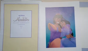 Disney Store 1993 Exclusive Disney Aladdin Commemorative Lithograph Print 16x12 - Picture 1 of 8
