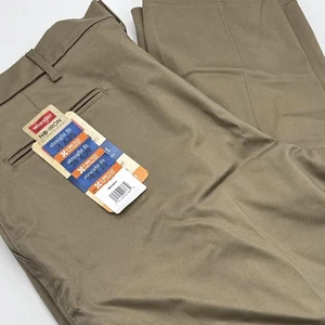Pantalones Wrangler Ultimate Caqui Para Hombre 38 X 29 Sin Hierro Calce Recto Tostado NUEVO - Imagen 1 de 11