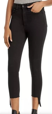 New With Tags RAG & BONE Blk Hampton High Rise Ankle Skinny Jeans 30” W Free P&P - Image 1 of 4