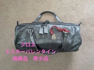 Chloe Mr Paddington Leather Bag unisex Metalic Gray Silver Limited Japan - Picture 1 of 10