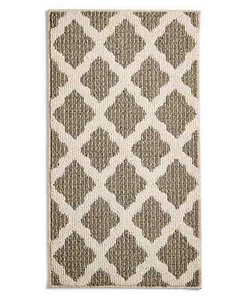 Charter Club Lucia Starch Quatrefoil 20" x 36" Scatter Rug - Sandbeige / Oyster - Picture 1 of 1