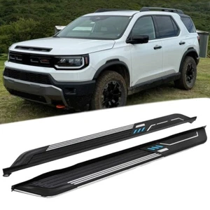 Black Fixed Running Boards Fits for Honda Passport 2025 2026 Side Steps Nerf Bar - Picture 1 of 13