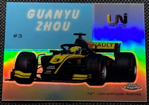 2020 Topps Chrome Formula 1 Guanyu Zhou 1954 World of Wheels #54W-26 F1 - Picture 1 of 2