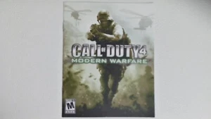 Call of Duty 4 Modern Warfare - PS3 Playstation 3 - Instruction Manual Only - Picture 1 of 1