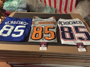 Chad Ochocinco Johnson Signed Custom Santa Monica- Bengals-Patriots Jerseys-JSA - Picture 1 of 10