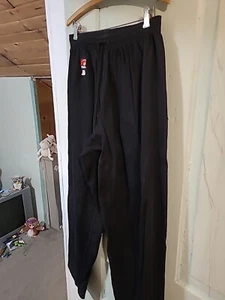 GTMA Martial Arts Pants Black Drawstring Elastic 4/180 - Picture 1 of 7