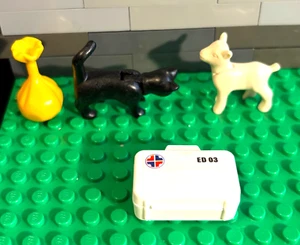 Konvolut 4 Koffer schwarze Katze weißer Ziegensack gold Playmobil Figur Zubehör - Bild 1 von 9