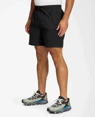 The North Face 男式 V 级腰带短裤尺寸 S/长 50 美元黑色 — 第 1/4 张图片