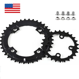 Bicicleta 2*10s 26/38T Plato Doble Velocidad Anillo Cadena MTB Rueda Ajuste Shimano - Imagen 1 de 12