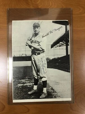 Harold "Pie" Traynor Pirates 5.5x8 Autographed Photo JSA Authenticated - Image 1 of 4
