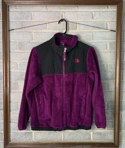 Purple North Face Denali Jacket Girls Youth Large 14/16 - Picture 1 of 7