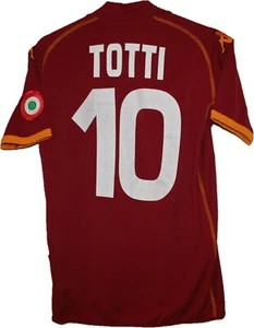 2008 #10 TOTTI ROMA AS Football Shirt Jersey KAPPA size XS/S Maglia ITALY - Picture 1 of 9