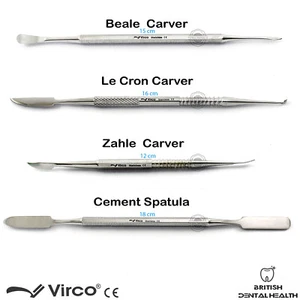 Dental Lab Instruments Le Cron Zahle Beale Schnitzer Zementspatel Wachs & Modellierung - Bild 1 von 8