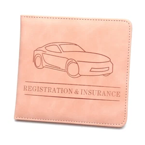 Magnetic Auto car Insurance Registration ID Card Holders Holder - Picture 1 of 14