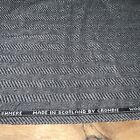 Vintage Crombie  Wool &amp; cashmere Fabric -grey &amp; Black Tweed 1m x1.62m Wide