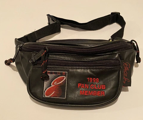 NASCAR Dale Earnhardt #3 Fan Club E Member 1998 Fanny Pack Leather Waist Belt Cover