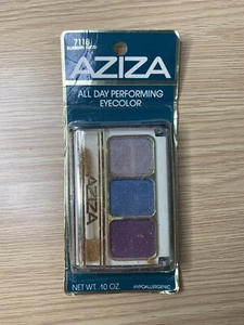 Vintage 80s Aziza Eye Shadow 1982 Prop 7118 Blueberry Frost All day performing - Picture 1 of 2